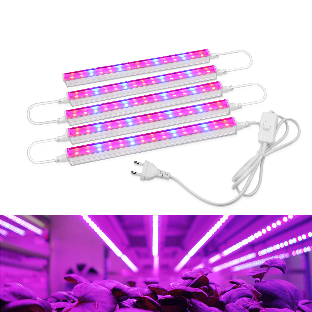 Hydroponic Nft Channel - شريط إضاءة نباتي LED كامل الطيف