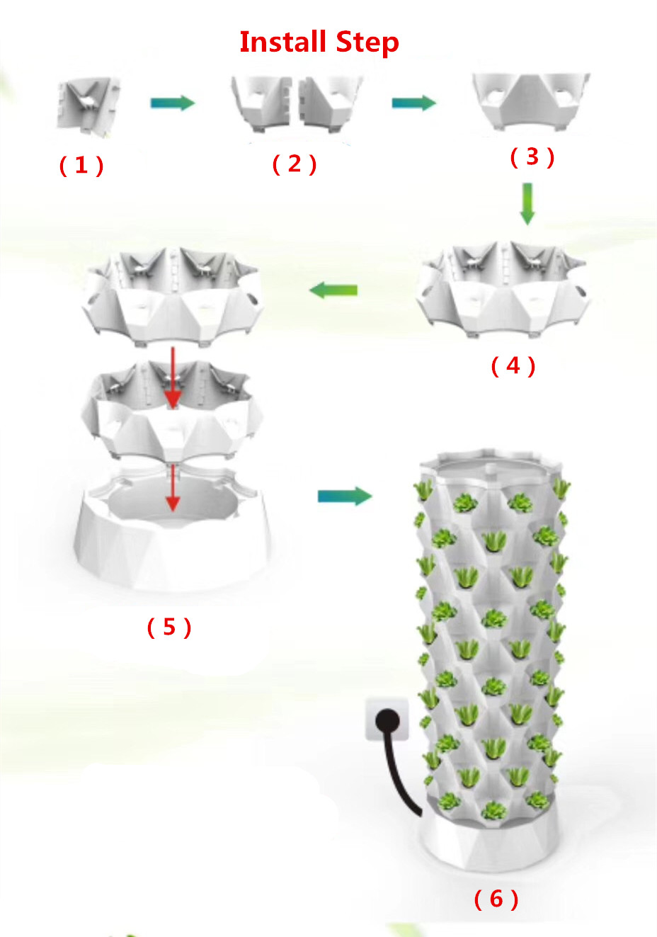 الدفيئة الزراعية الجديدة الزرا - مراجعة Agriculture Vertical Farming وسعره