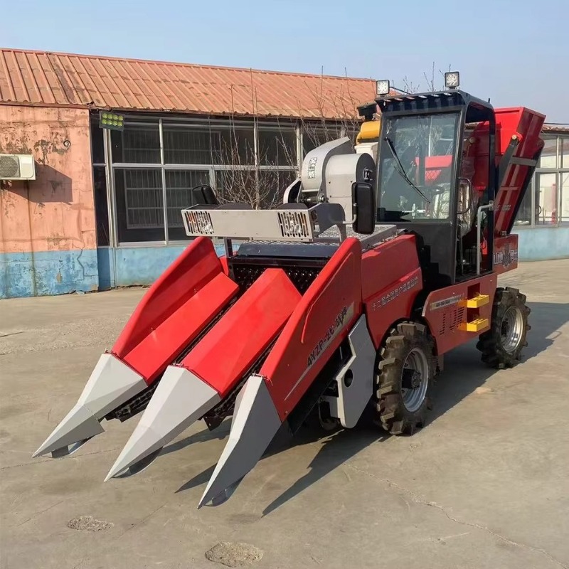 حصادة ذرة صغيرة رباعية العجلات - مراجعة Agriculture Farming Steps وسعره