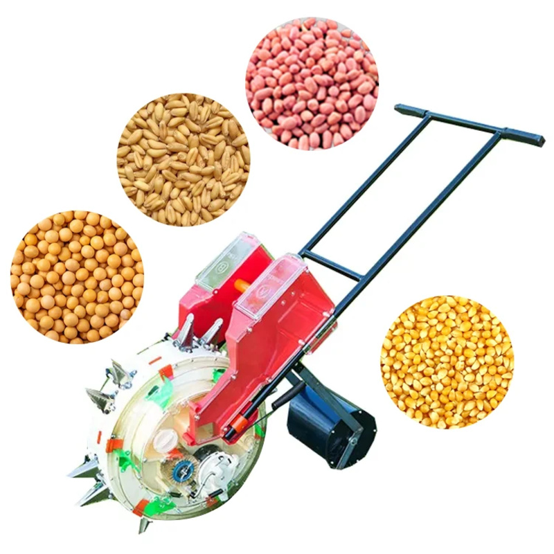 آلة بذر البذور اليدوية بالدفع  - مراجعة Agriculture Onion Farming وسعره